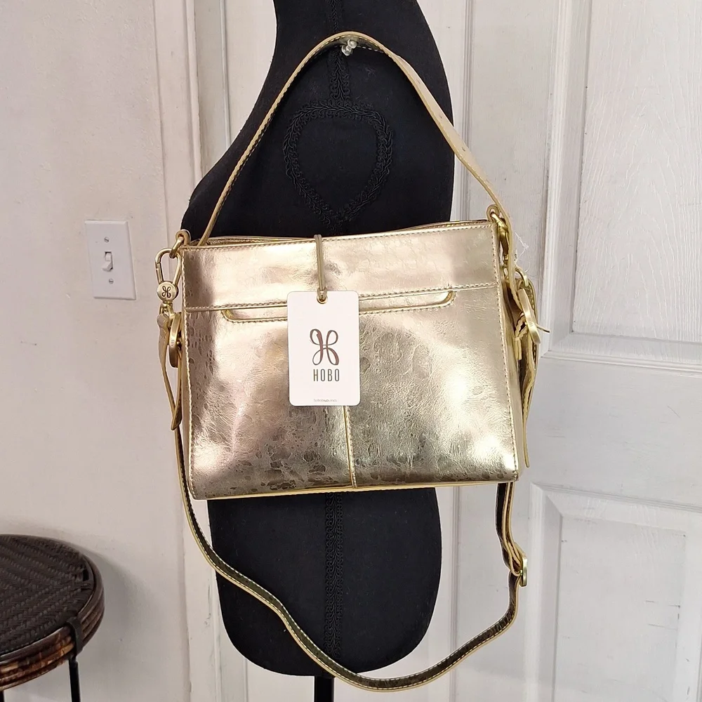 Hobo Render Small Crossbody Gilded Marble Bag NWT - Picture 5 of 16